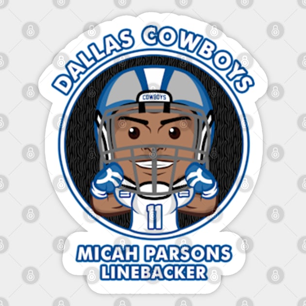 Micah Parsons Sticker by Mudahan Muncul 2022